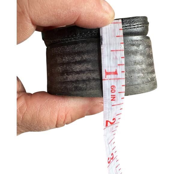 VTG Brighton Jody Croc Embossed Leather Loafer Mule Womens 8 Italy Luxury Travel - Picture 7 of 10